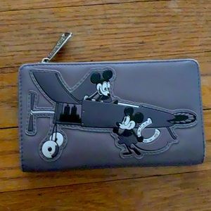 Loungefly Plane Crazy Mickey Mouse Wallet